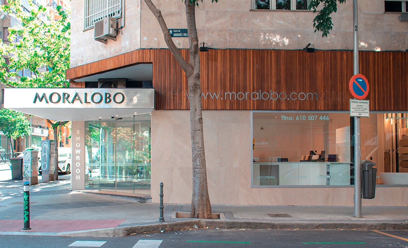 Showroom de Moralobo en C/ Andrés Mellado 46, Chamberí (Madrid)